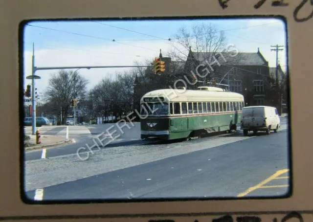 Original '76 Kodachrome Slide SEPTA PTC Philadelphia 2272 Route 60 Trolley 31B64