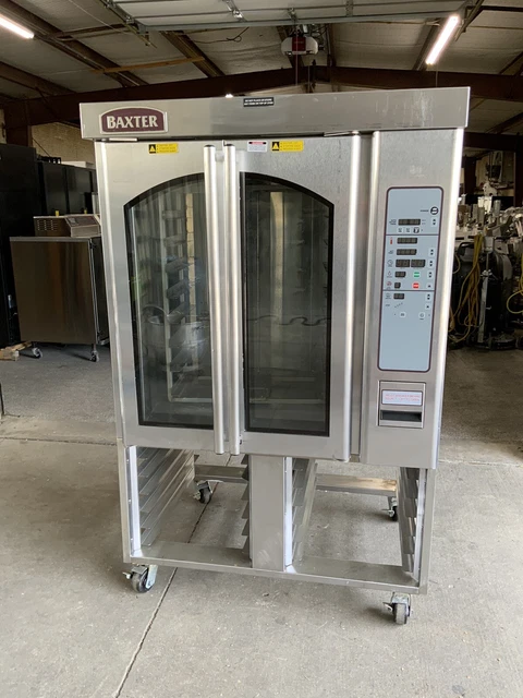 Baxter Hobart Electric mini rack oven steam injected stand bakery bread OV310E