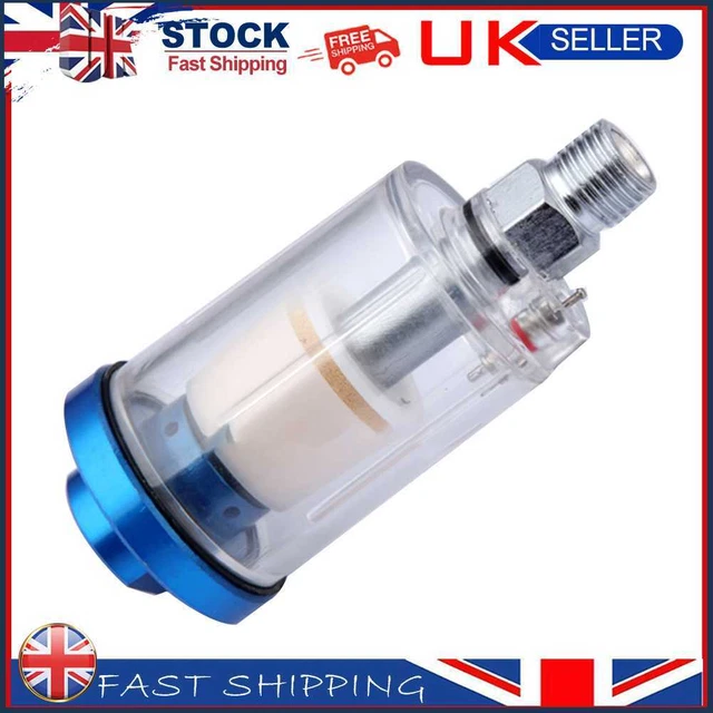 SPRAY PAINT GUN Water Oil Separator Inline Filter Moisture Trap