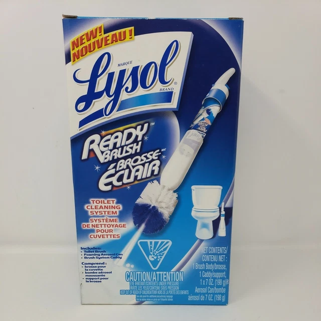LYSOL READY BRUSH Toilet Bowl Cleaning System NEW Bathroom Cleaner