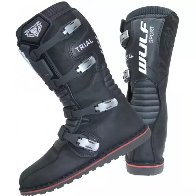 Wulfsport Erwachsene Herren HL Trials Motorrad Motorrad Reitstiefel