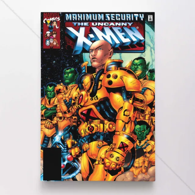 Uncanny X-Men Poster Canvas Vol 1 #387 Xmen Marvel Comic Book Art Print