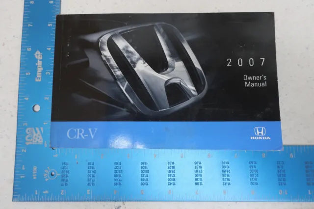 2007 07 Honda Crv Cr-V Owner's Manual Book -Free Ship - Om527