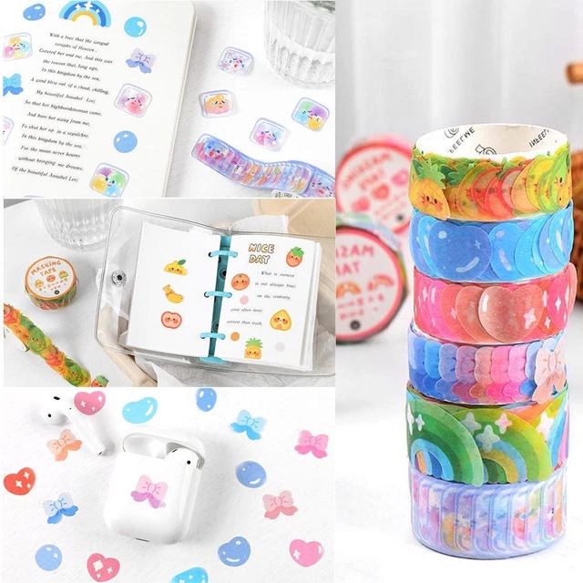 Autocollant Ruban Washi en forme Ruban de masquage Bande de rêve Papier collant