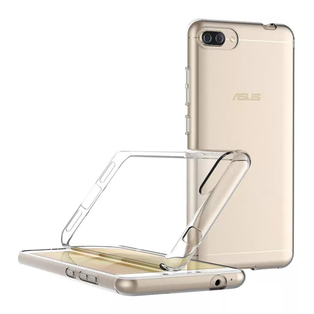 COVER CUSTODIA per ASUS ZENFONE 4 MAX  TRASPARENTE MORBIDA SOTTILE TPU SLIM