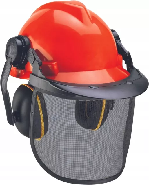 H2  Einhell Original Forstschutzhelmange, Schwarz 52-66 cm