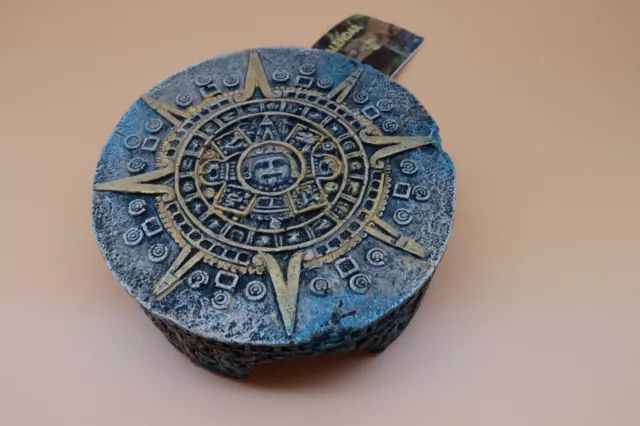 Exo Terra Aztec Calendar NEU Terrarienhöhle Terrarien versteck  18 x 7,5cm Höhe