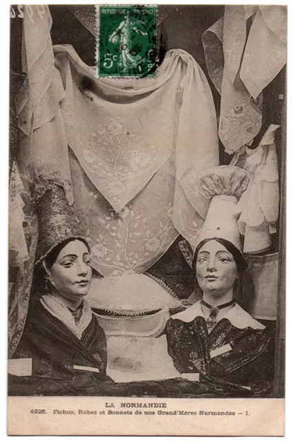 CPA Folklore - Normandy. 4926. Fichus, dresses and caps of our grandmothers I