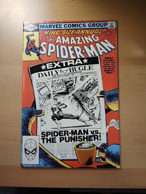 The Amazing Spider-Man Annual #15 (Marvel 1982) Frank Miller - Punisher Vf/Nm