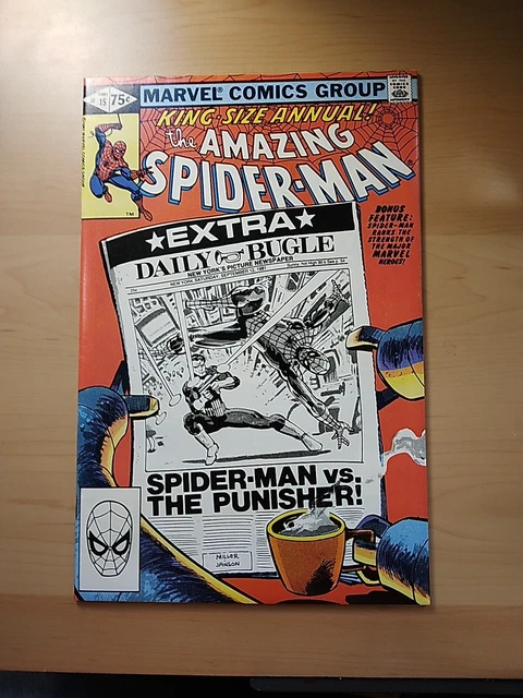 The Amazing Spider-Man Annual #15 (Marvel 1982) Frank Miller - Punisher Vf/Nm