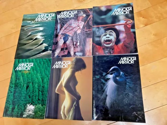 Minolta Mirror Magazine of Photography full set 19 issues English