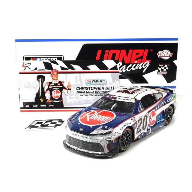 Modellino Lionel NASCAR 2024 Christopher Bell #20 Rheem – Vincitore Phoenix 1:24 Diecast