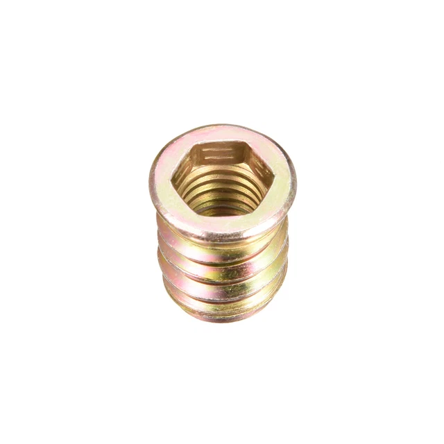 50 unidades M10x20mm rosca inserción tuercas interfaz accionamiento hexagonal interior
