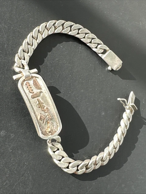 Bijou Traditionnel Occasion Bracelet Ancien En Argent Style Berbère - Bijou Ethnique Vintage Bracelet Artisanal Berbère