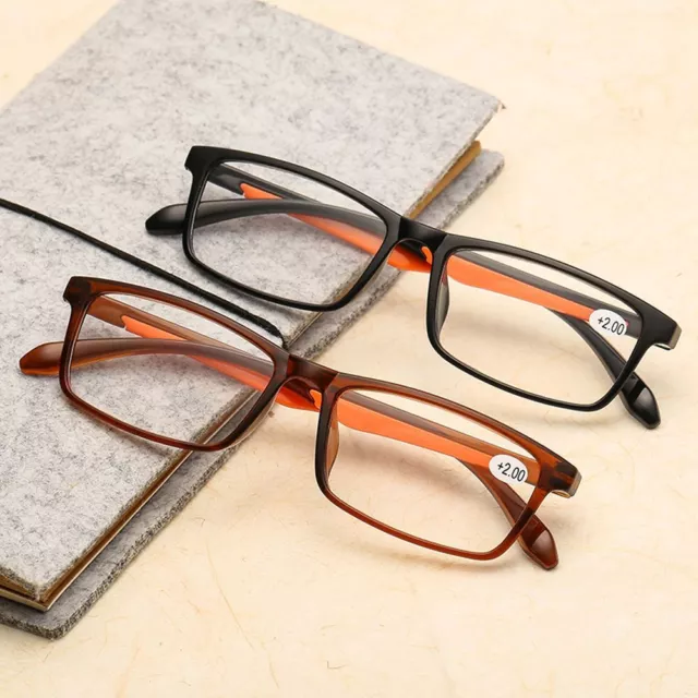 Gafas de lectura HD lente claro La presbicia anteojos Gafas de ampliación