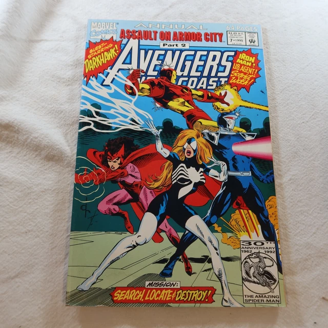 Avengers West Coast Annual Issue 7 Marvel Comic Book