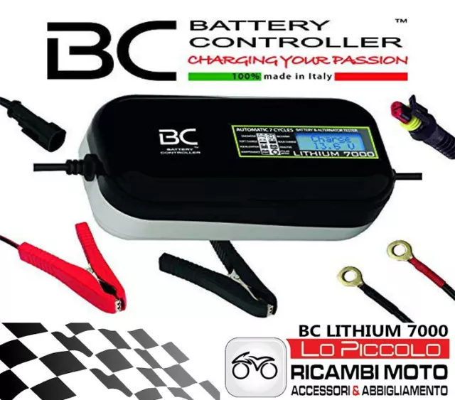 CARICA BATTERIE BC Battery Controller LITHIUM 7000 per Batterie Litio Life  moto EUR 113,00 - PicClick IT