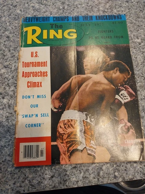 The Ring Magazine, July 1977, Carlos Monzon