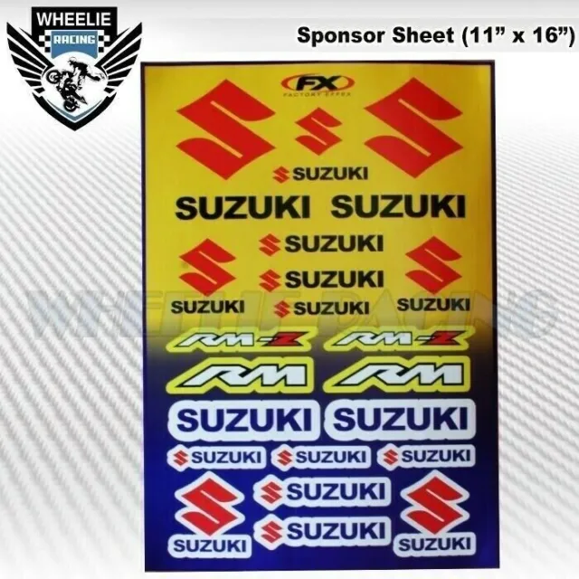 Motocross Motorcycle Dirt Bike Atv Helmet Sponsor Logo Race Sticker Decal #Xd9Mj