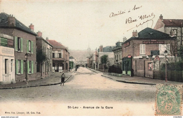 95 - SAINT LEU TAVERNY - S08010 - Avenue de la Gare - Caf� - Tabac En l'�tat L14