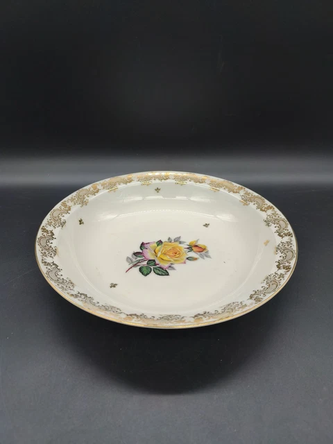 Plat Rond Arcopal 29 Cm Petites Fleurs Multicolores – Vintage Rétro Années 70