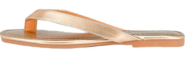 Sandales Cuir Femme 38 Tongs Plates MARYPAZ Eté Doré Taille 36 37 38 39 40