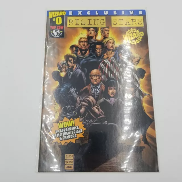 Rising Stars #0 Special Wizard Gold Foil Variant Exclusive 1999 Top Cow Comics