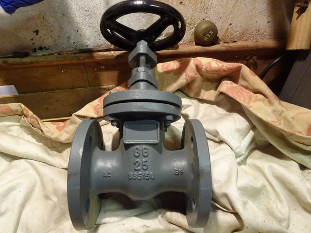 Valvola cancello flangiato doppia ghisa dn50 pn16 gg25 - Mai usata nuova stock