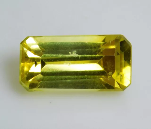 Certified 4.20 CT Natural Beautiful Emerald Yellow Ceylon Sapphire Loose Gems