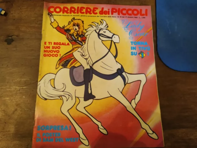 Corriere Dei Piccoli 42 1982  Lady Oscar Fumetto   Manga  Vintage