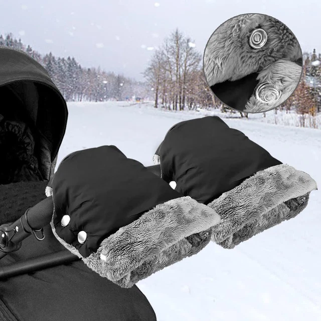 Winter Pram Pushchair Gloves Pram Baby Stroller Gloves Waterproof Warm Hand Muff