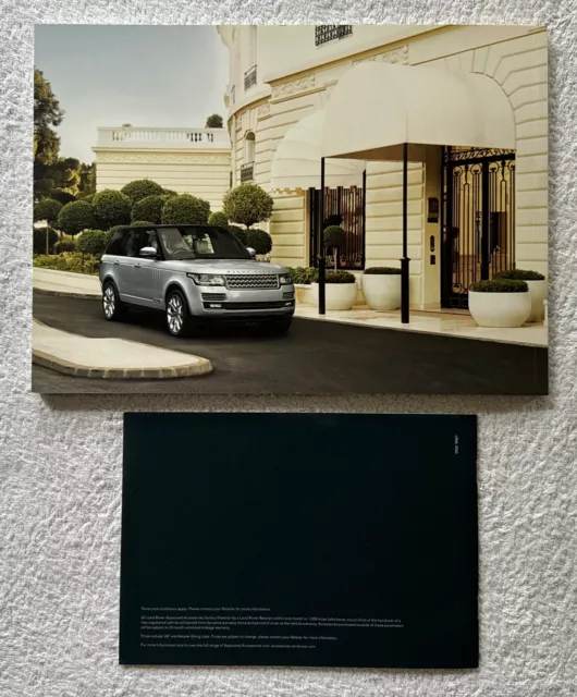 Range Rover L405 UK Sales Brochure & Price List: 2015: Excellent Condition 2
