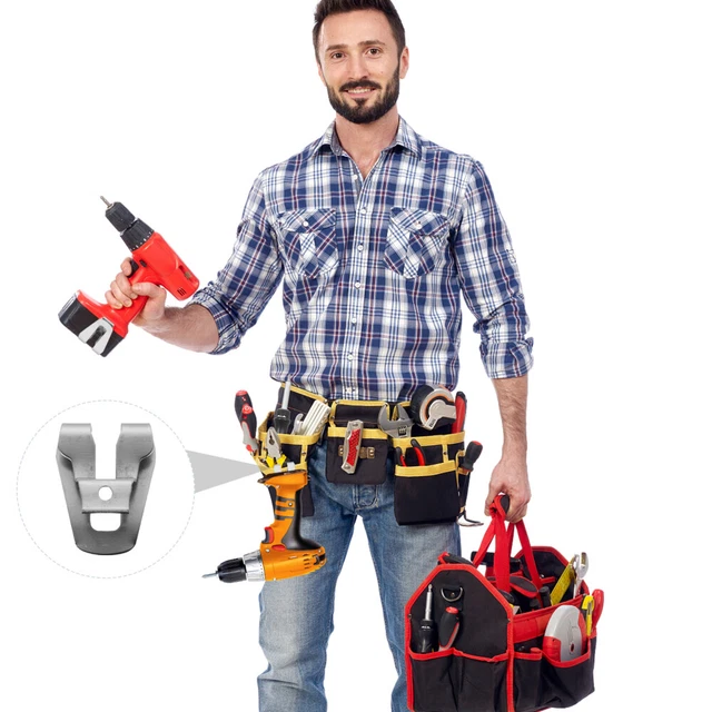 Chiusura fibbia cintura accessori per elettroutensili gancio di perforazione con gancio