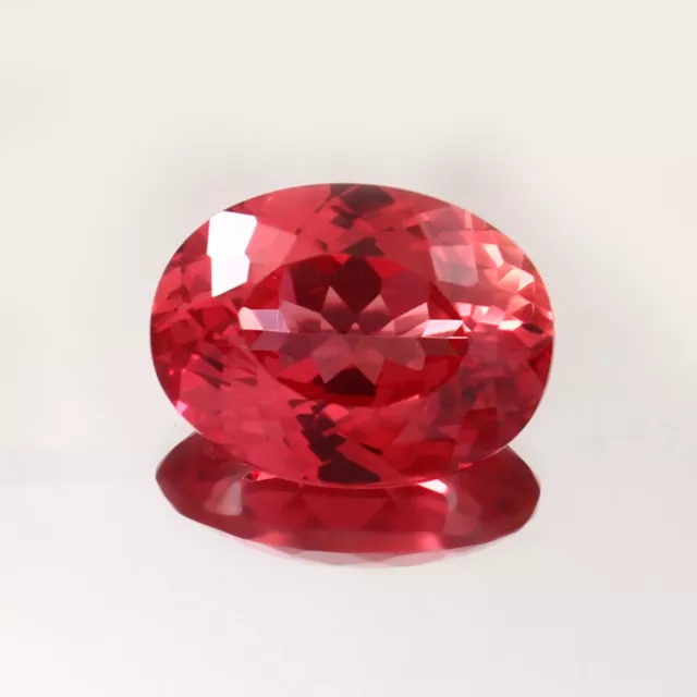 AAA Grade Natural Ceylon Padparadscha Sapphire 16x12 MM Oval Cut Loose Gemstone