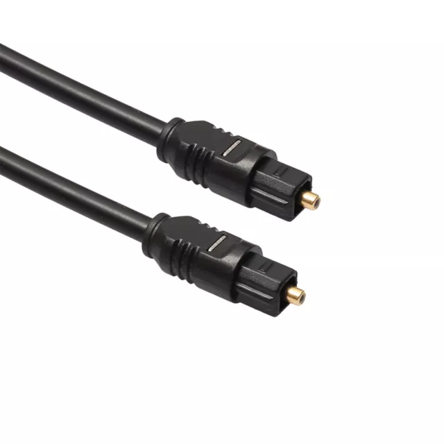 Toslink Glasfaser Stecker auf M Kabel Digital Audio Optisch SPDIF OD 4,0 mm