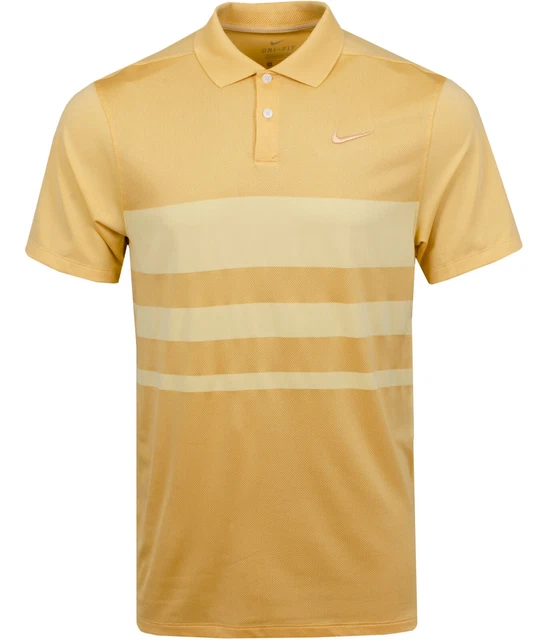 Nike men's techknit stripe golf polo deals