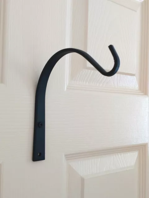 Amish forged wrought iron medium Arch Hook - Strong handcrafted metal hanger