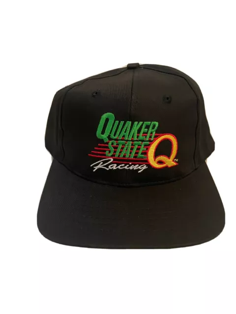 Vintage Quaker State Racing NASCAR Embroidered Snapback Hat