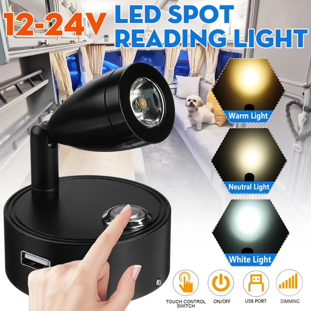 1000MAH Lampe De Lecture Rechargeable Avec Câble De Type-C, Liseuse Lampe Clip 3 Couleurs Et 5 Luminosites Mini Veilleuse Flexible A Col De Cygne Et 97069087