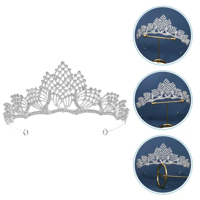 Strass Couronne De Mariage Mariée Femme Diadème D'anniversaire