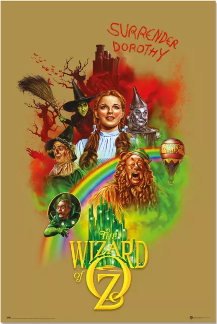 Mago De OZ - Película Collage Póster 24x36-85747