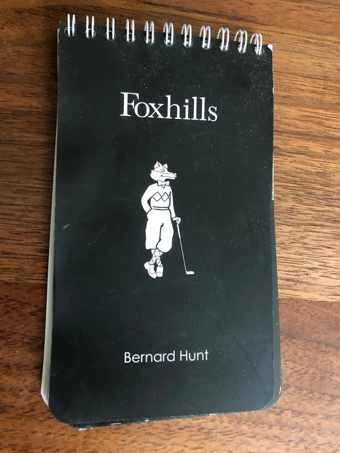 Golf Course Guidebooks FOXHILLS GOLF COURSE Guide yardage chart book £9.34 - PicClick UK