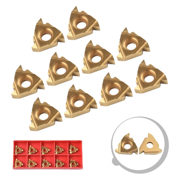CNC EXTERNAL THREADING Inserts Turning Tool Turning Insert 10pcs New ...