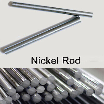 LEGA di nichel puro Ni 99.9% ROUND BAR Rod per Galvanica Anodo Taglia 6x100mm 