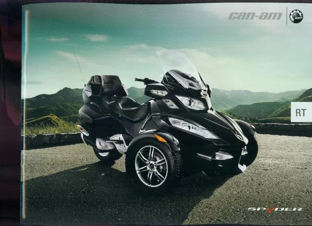 moto Roadster CAN-AM spyder RT et RS brochure catalogue année 2009 - Français