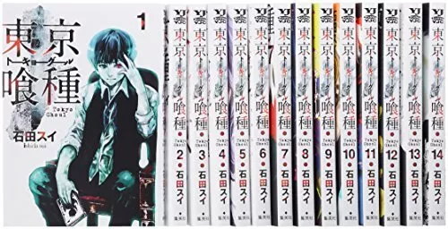 Tokyo Ghoul Fumetto Tutti 14 Volume Set Completo Giovane Salto Jananese Manga