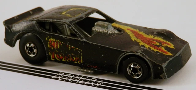 HOT WHEELS PLYMOUTH Arrow Funny Car "The HUMAN TORCH" VIntage Blackwall