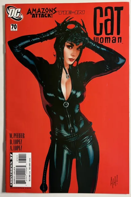 Catwoman 70 VF+ Adam Hughes 2007 DC Comics Batman