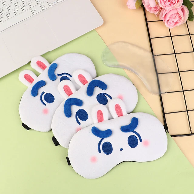 Máscara para dormir de dibujos animados con los ojos vendados con los ojos de felpa suave máscaras para ojos lindo ojo de gato CovUL