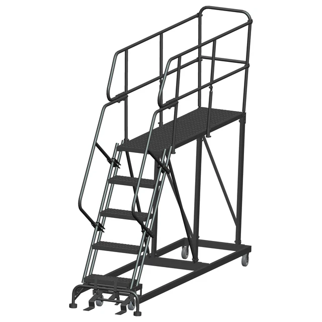 Ballymore Rolling Work Platform Overall Height 86 in Steps 5 Cap 800 lb